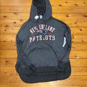 New England Patriots long sleeve with hood